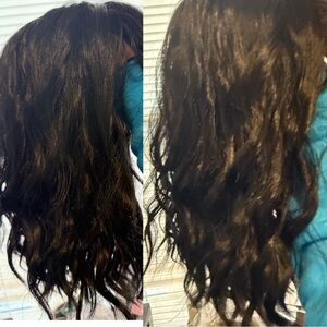 Luxurious Black Wavy Hair wig